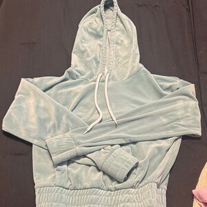 No Boundaries Light Blue Hoodie Sweater